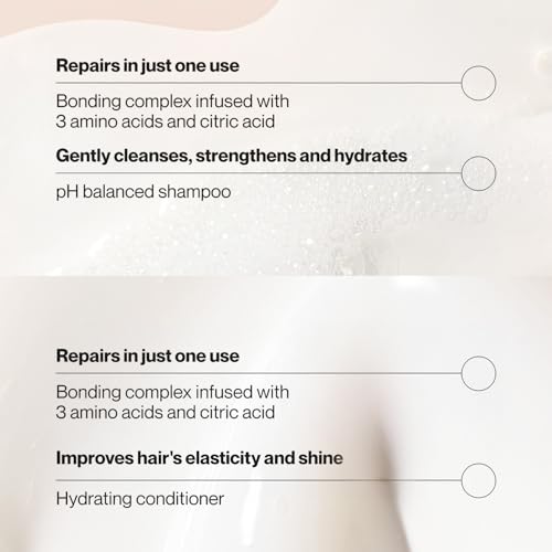 Suave Shampoo and Conditioner Set, Bonding Infusion, Restorative Treatment for Dry, Damaged Hair, 12.6 Oz Ea